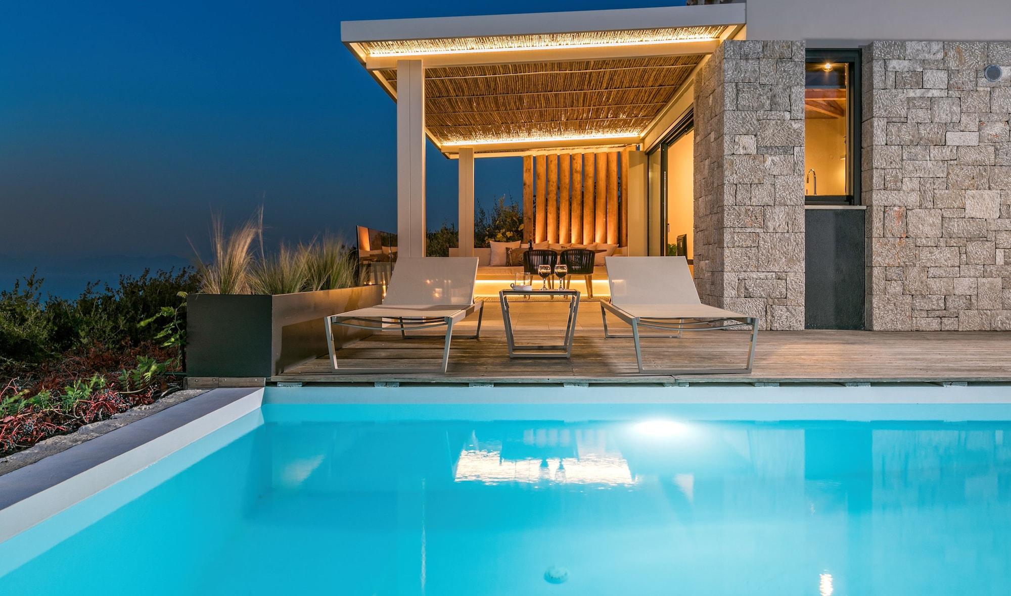 Art Blue Villas Tsoukaládhes Buitenkant foto